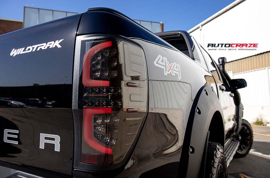 FORD-RANGER-VAPOR-BLACK-MACHINED-WITH-DARK-TINT